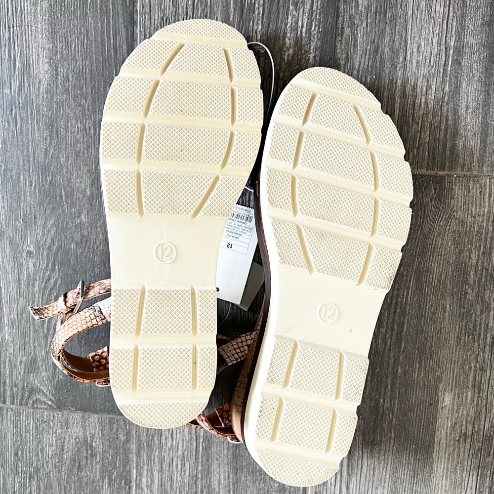 a New Day™ Women's Abigail Heels - Faux-leather Sandals Ankle Strap Snakeskin 12 - Picture 11 of 11